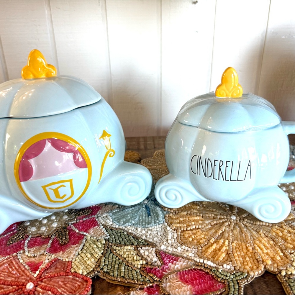 Rae Dunn Cinderella Pumpkin Mug and Jar Set